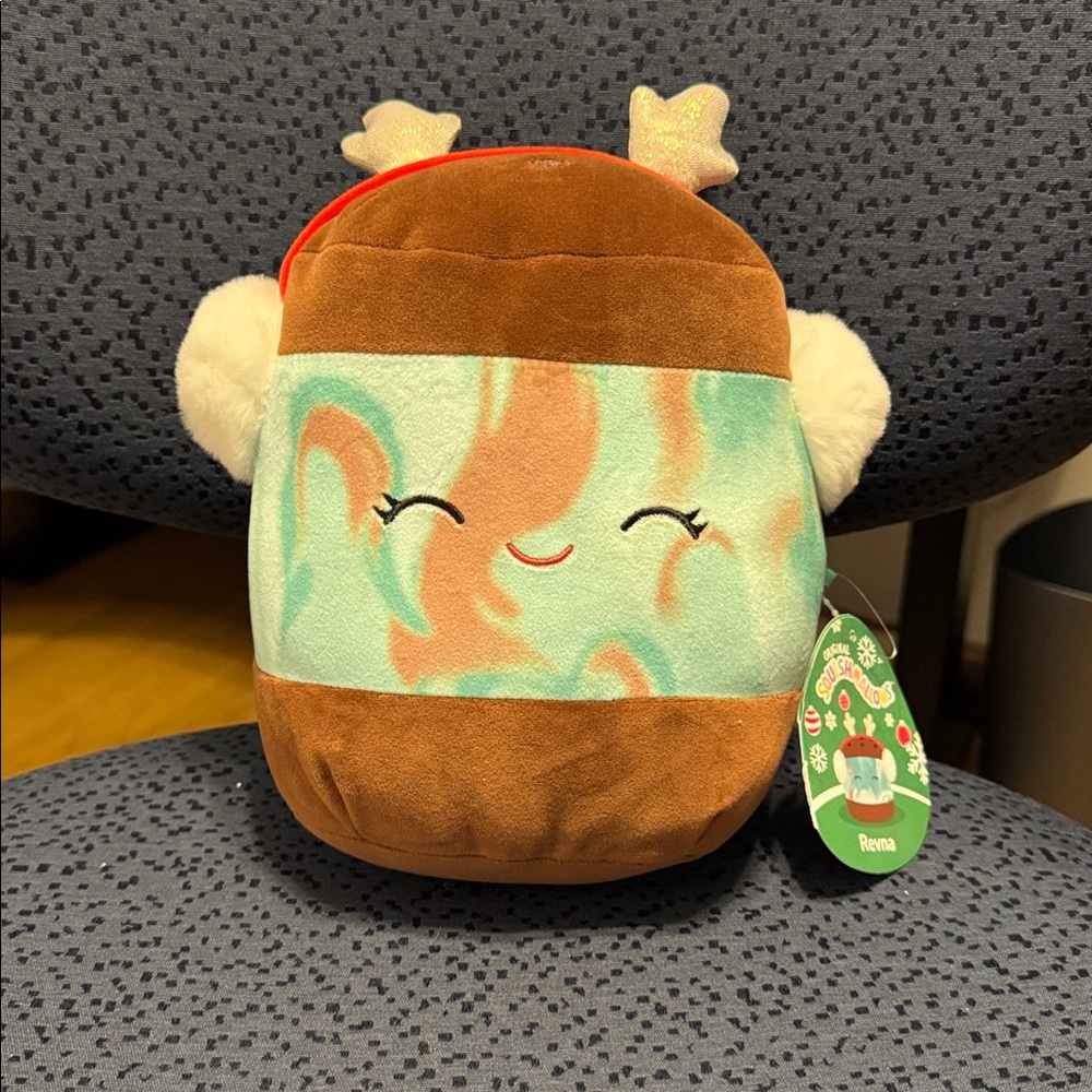 Squishmallows 2023 Xmas Revna Ice Cream Sandwich 8”